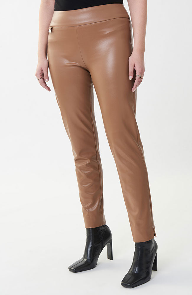Pleather Wide Waist Pant