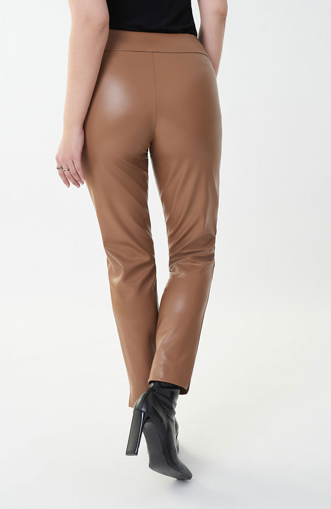 Pleather Wide Waist Pant