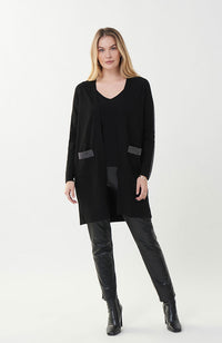 Long Cardigan with Rhinestones