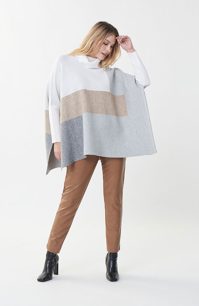 Poncho in Vanilla Multi