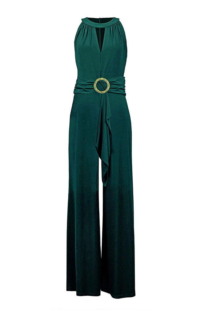 Rhinestone Buckle Jumpsuit
