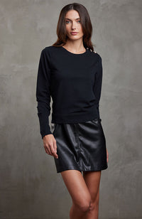 Ezra Pullover in Black