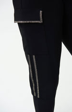 Stone Embellished Cargo Pant