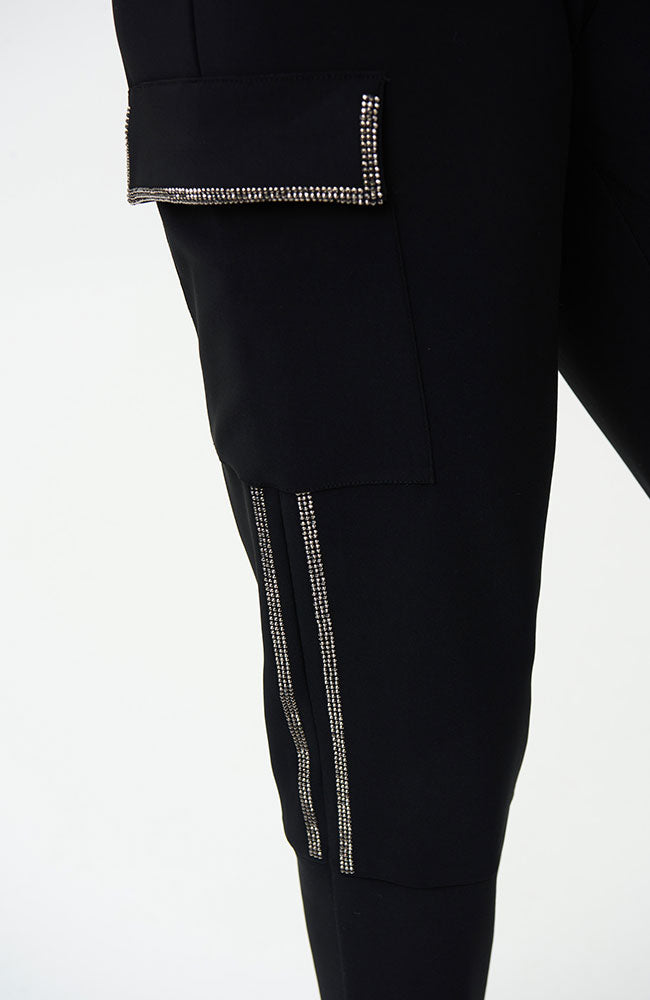 Stone Embellished Cargo Pant