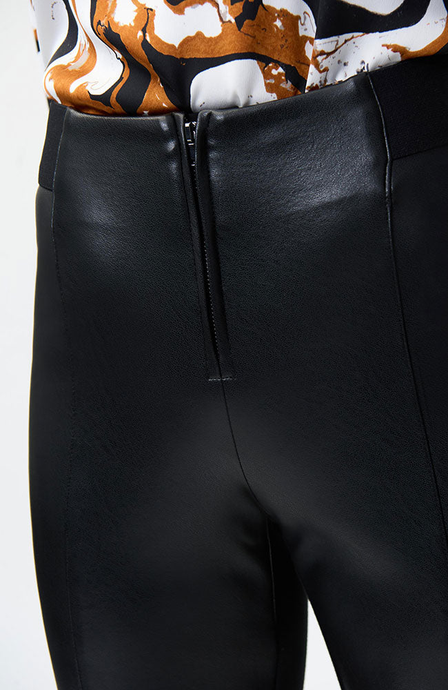 Satin Front Split Hem Pants