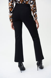 Satin Front Split Hem Pants