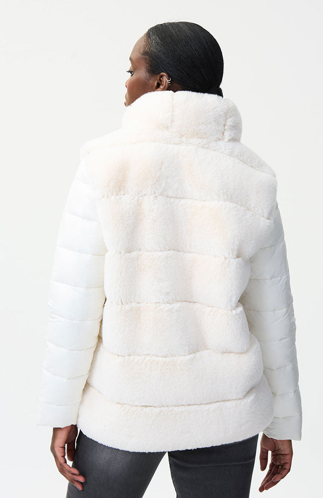 Faux Fur Bodice Jacket
