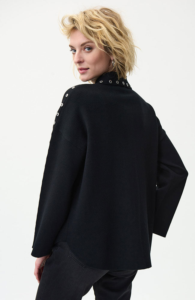 Front Pocket Jacket with Grommets