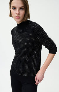 Studded Classic Turtleneck