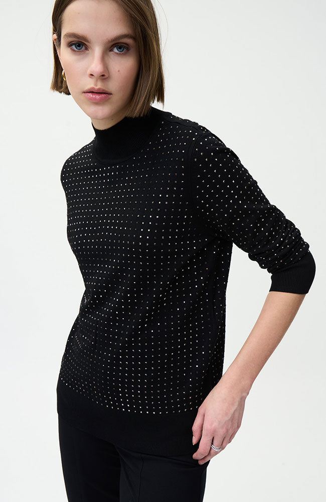 Studded Classic Turtleneck