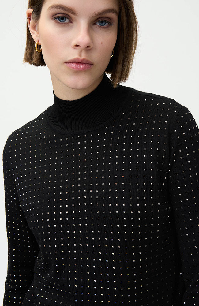 Studded Classic Turtleneck