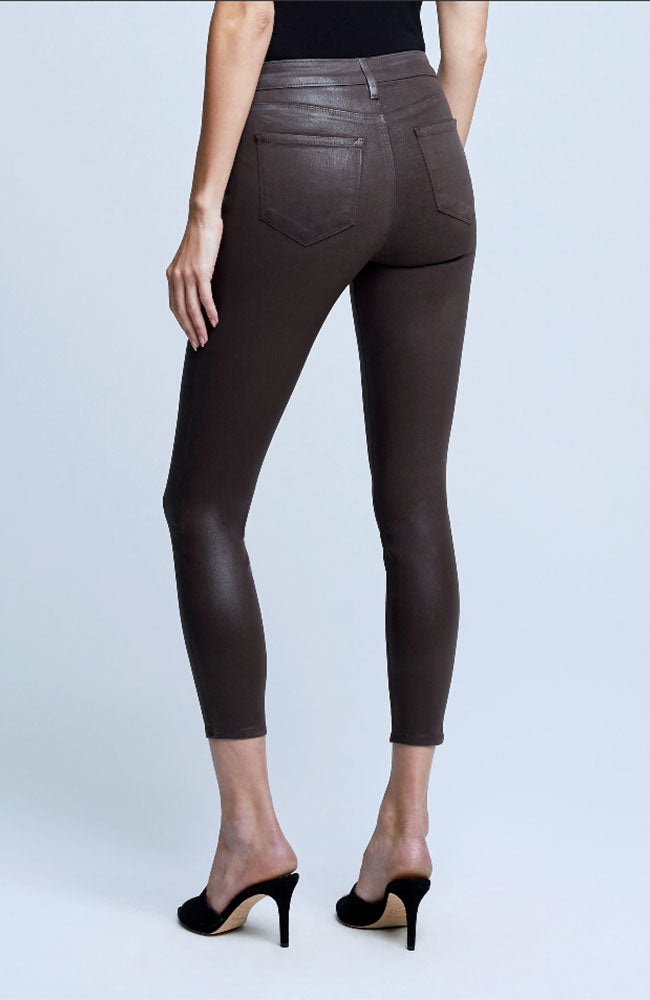 Margot H/R Skinny in Espressco Coated