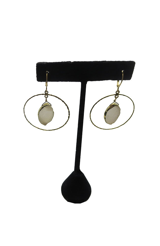Marquis Druzy in Circle Hoop