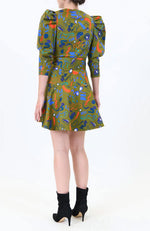 Madeline Dress in Ink Line