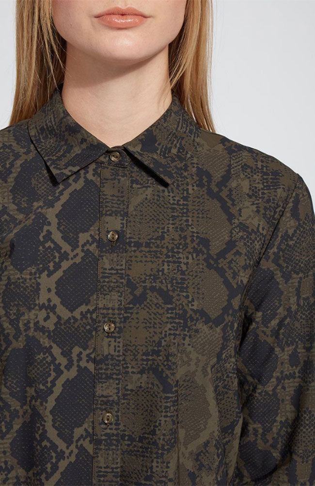 Connie Slim Printed Blouse