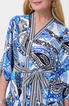 Paisley Print Dress Vanilla Multi