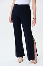Slit Side Pant in Midnight