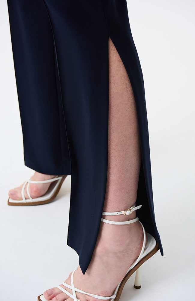 Slit Side Pant in Midnight