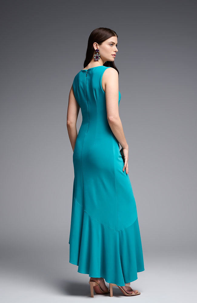 Sleeveless Flounce Bottom Dress
