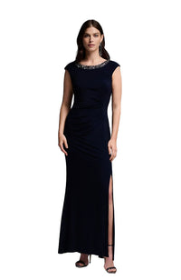 Long Beaded Neck Dress