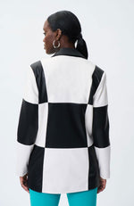 Leather Patchwork Blazer
