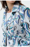 Pucci Print Leather Jacket
