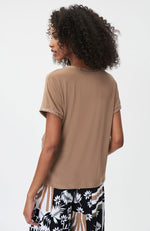 V Neck Striped Tee