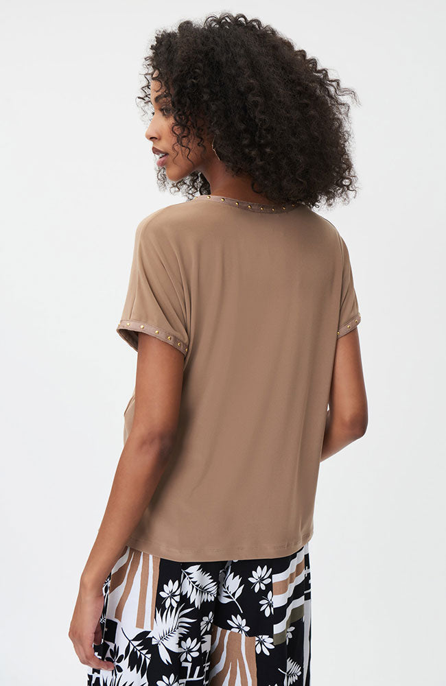 V Neck Striped Tee