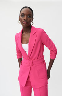 Large Buckle Belted Blazer