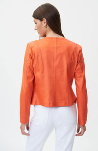 Faux Leather Studded Jacket