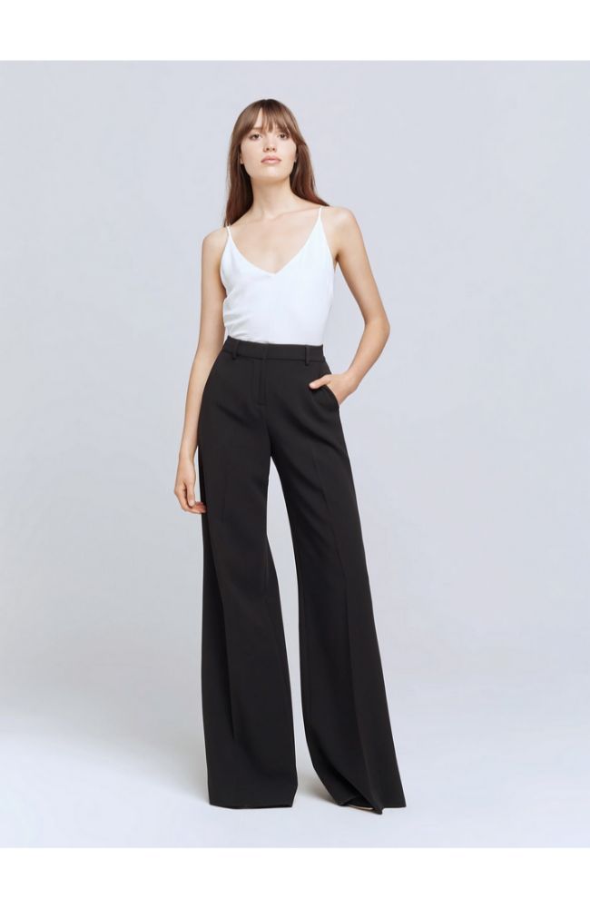 Pilar Wide Leg Pant Black