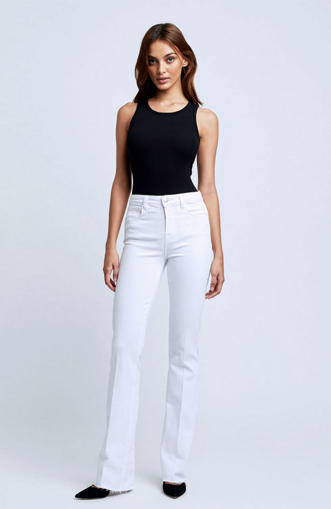 Ruth HR Straight Jean in Blanc