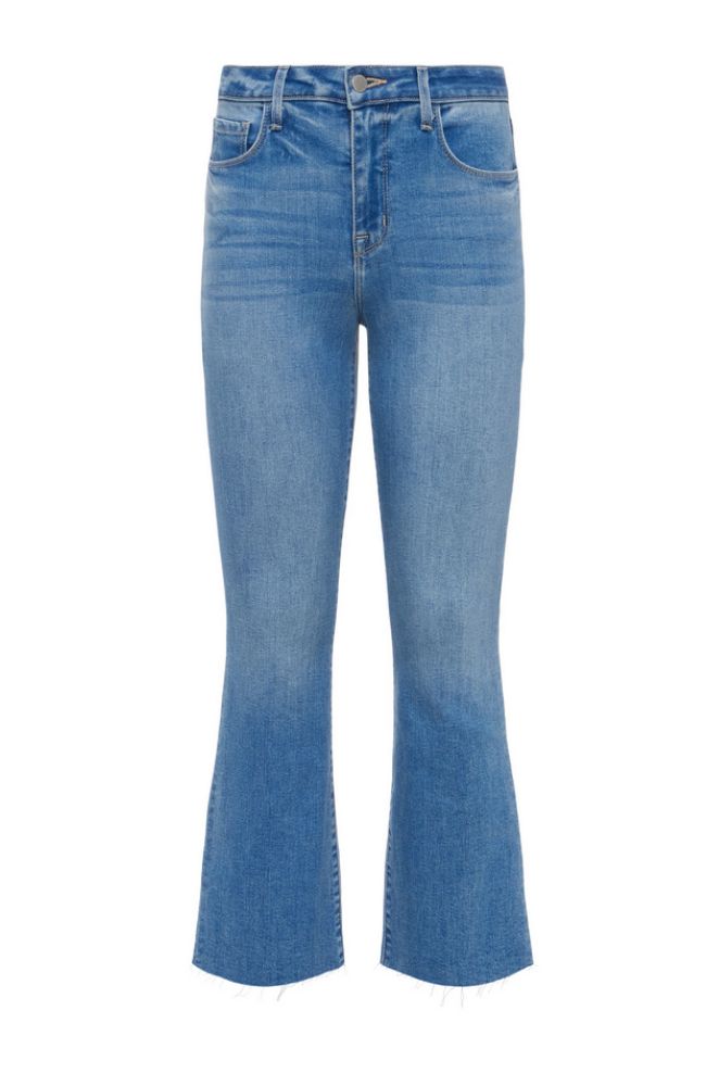 Kendra Highrise Crop Flare