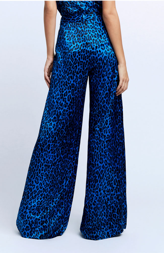 Gavin Wide Leg Pant Electric Blue