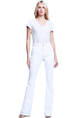 Marty HR Flare in Blanc