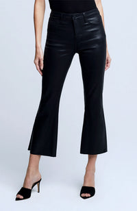 Kendra HR Crop Flare Noir Coated