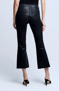 Kendra HR Crop Flare Noir Coated