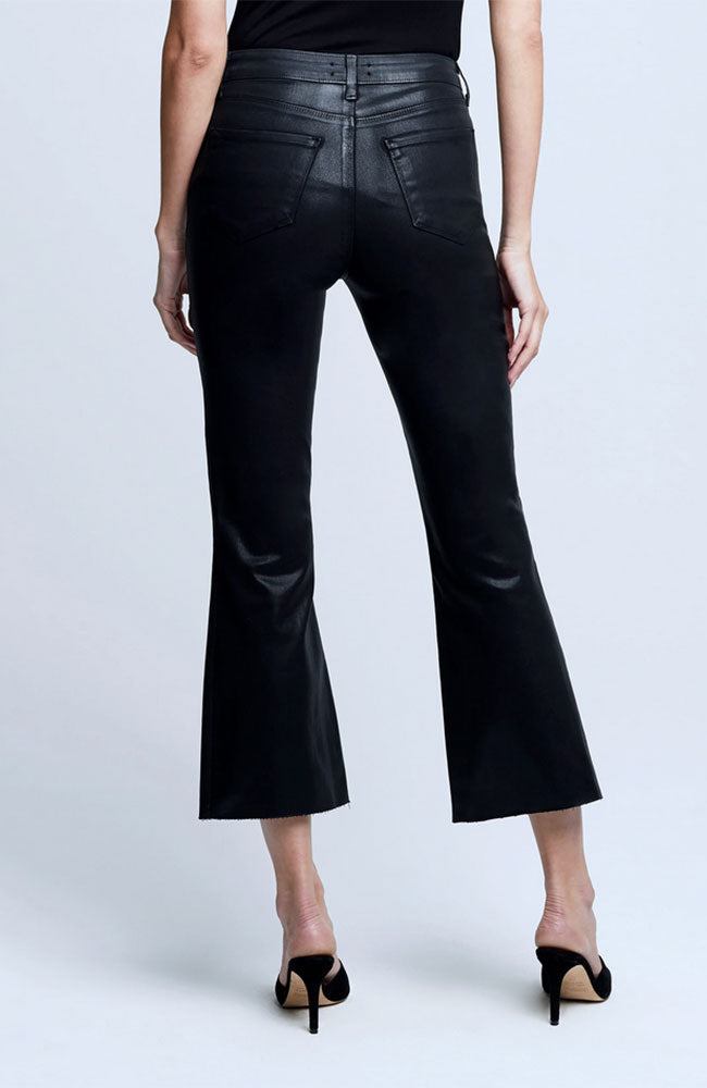 Kendra HR Crop Flare Noir Coated