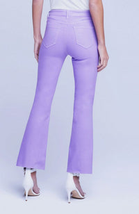 Kendra HR Crop Flare in Orchid