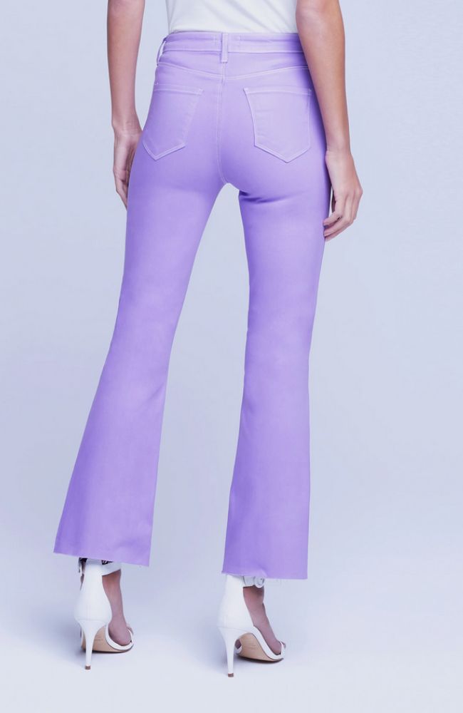 Kendra HR Crop Flare in Orchid