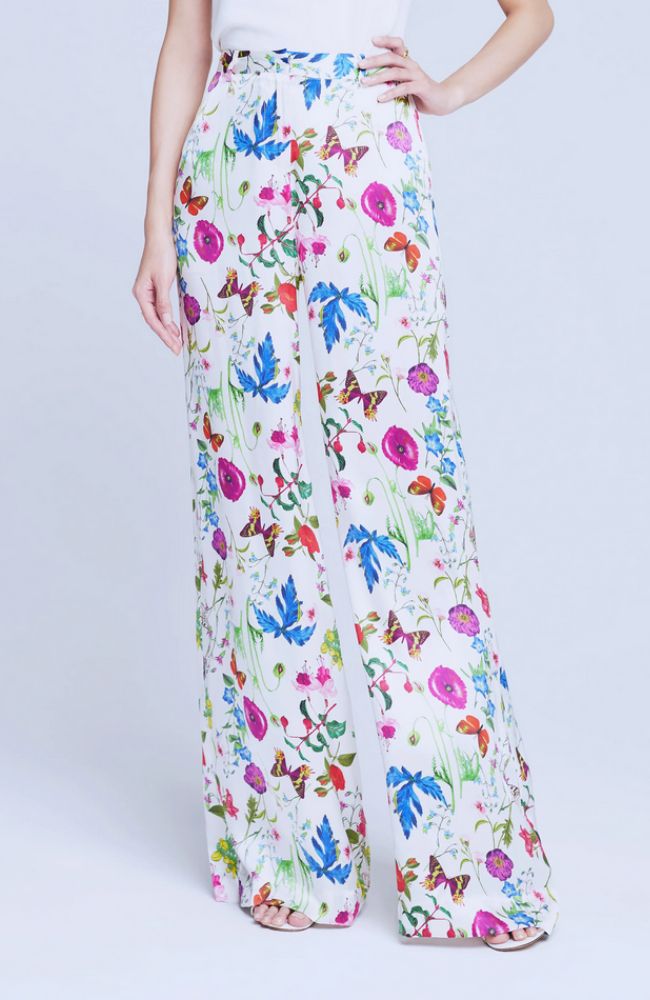 Gavin Wide Leg Pant Botanical