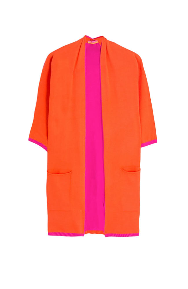 Emily Cardigan Pink Orange