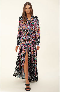 LS Maxi Print Dress