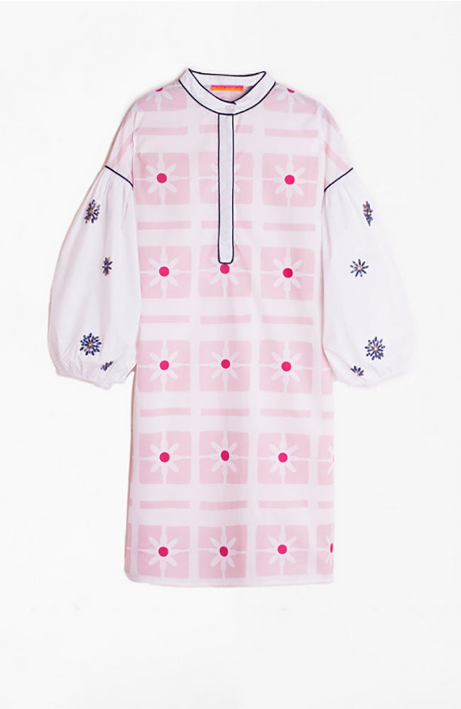 Fabi Dress with Studded Sleeve