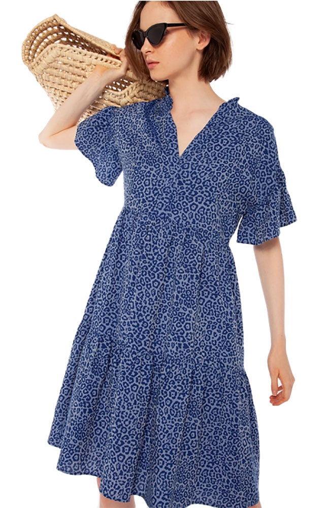 Kaeli Bue Leopard Dress