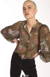 Edina Ski You Later Blouse