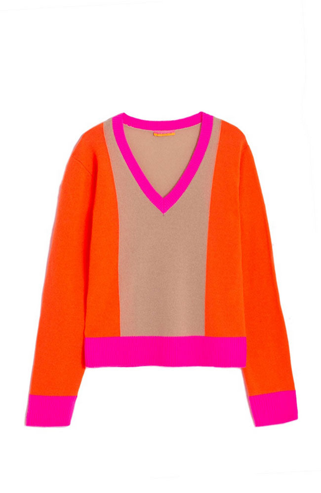 Amy Punto V Neck Sweater