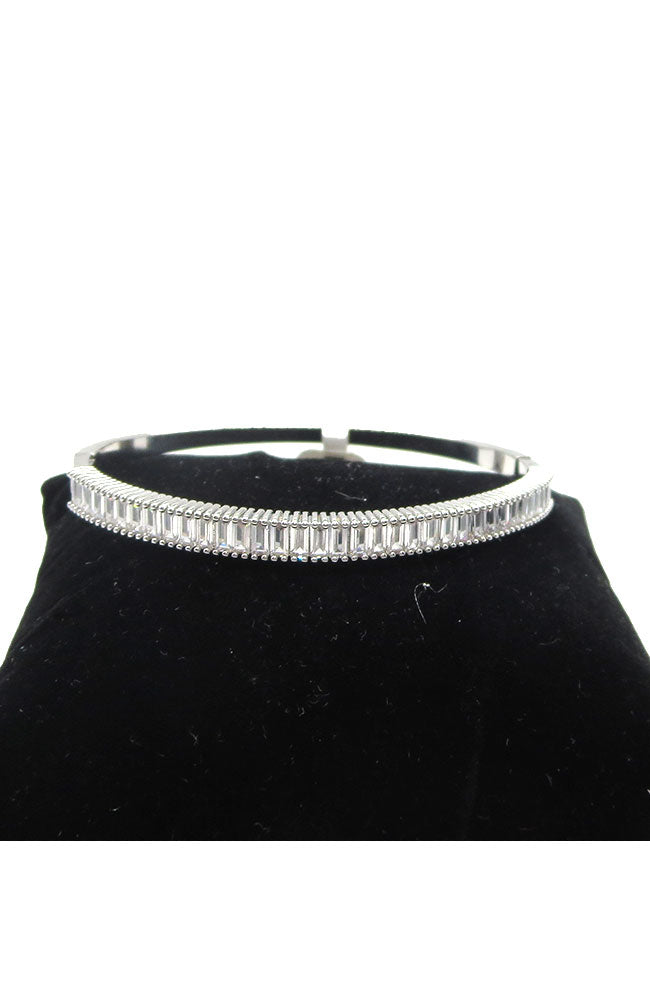 Silver Baguette Bracelet