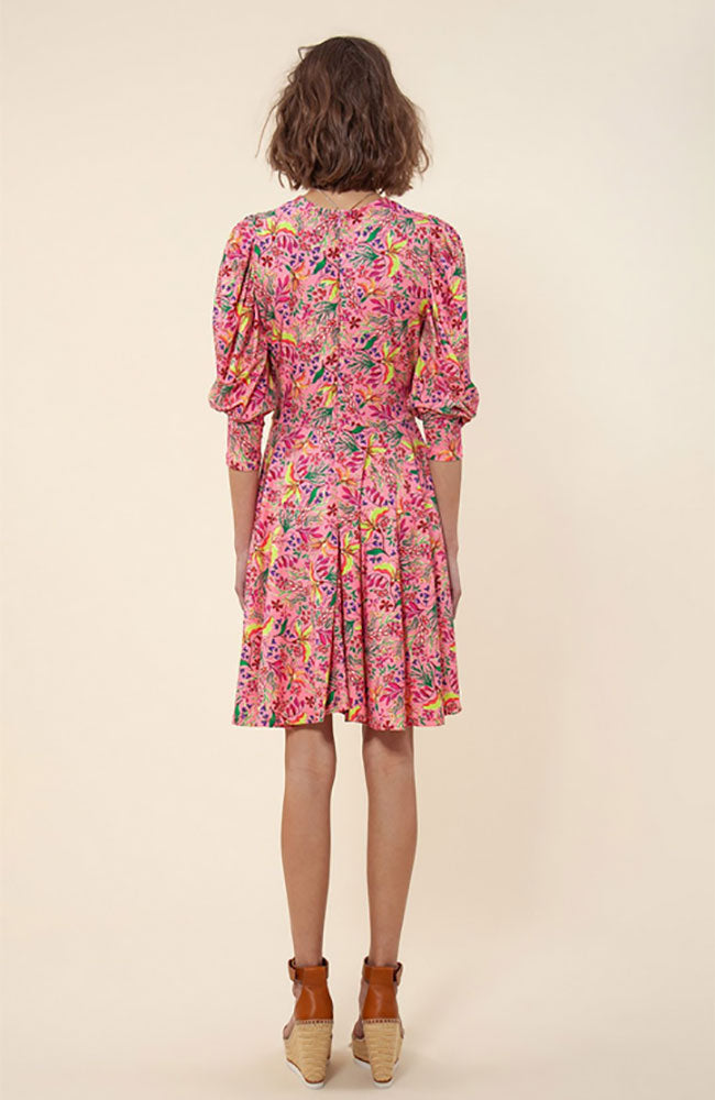 V Neck Dress in Pink