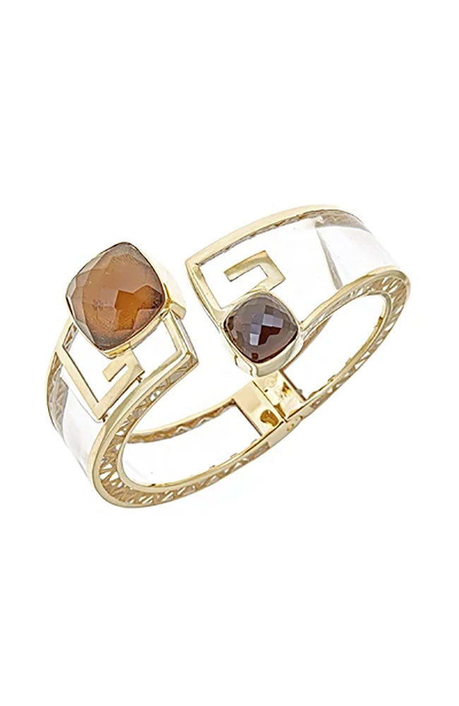 Janus Bangle Clear Smoky